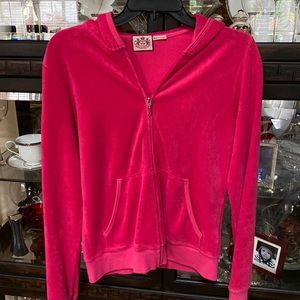 Hot pink juicy tracksuit zip up hoodie